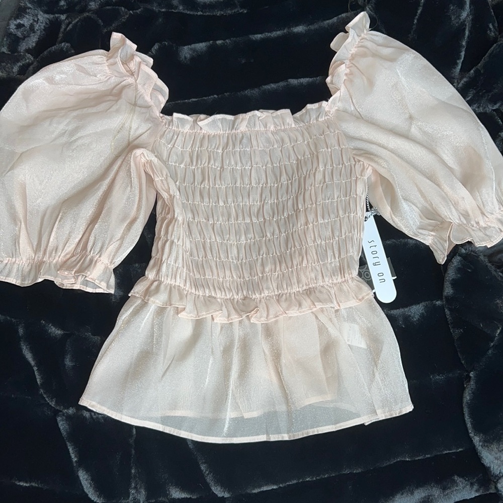 Cute Shoulder Blouse